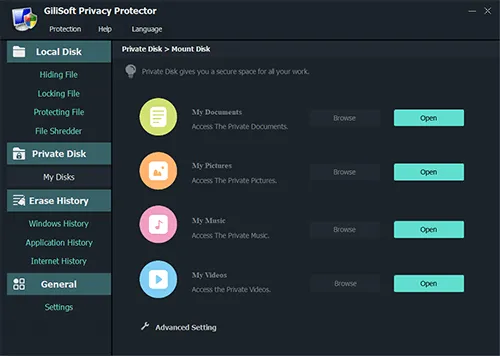 Gilisoft Privacy Protector