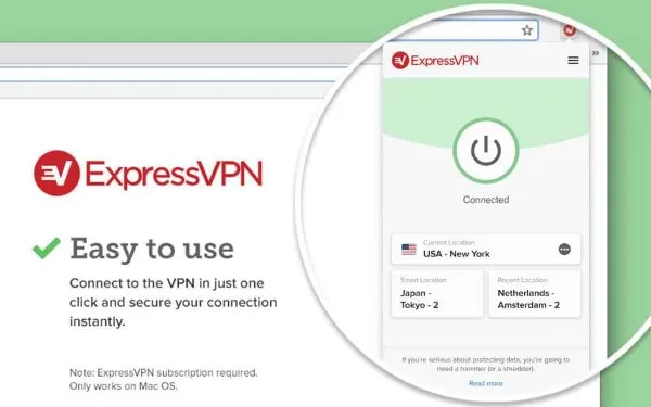 „ExpressVPN“.