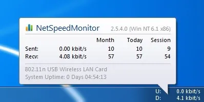 NetSpeed ​​Monitor