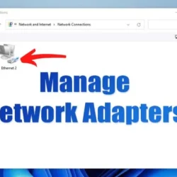 Windows 11 でネットワーク アダプターを有効または無効にする方法