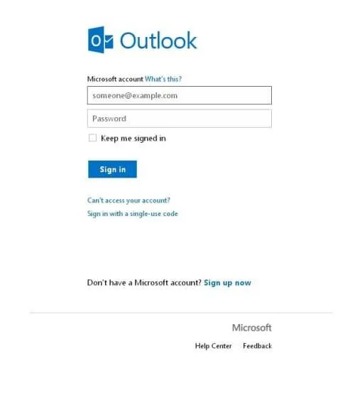 Poczta OutLook