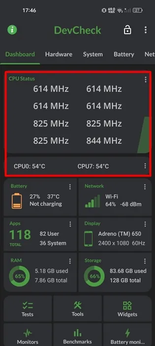 CPU-Status