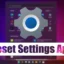 Asetukset-sovelluksen korjaaminen ja palauttaminen Windows 11:ssä