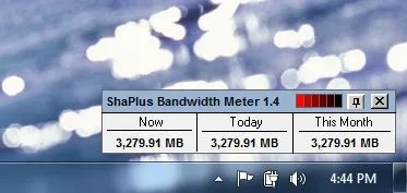 ShaPlus 대역폭 측정기