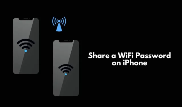 Cómo compartir una contraseña de WiFi en iPhone