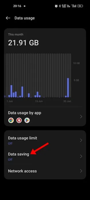 Almacenamiento de datos