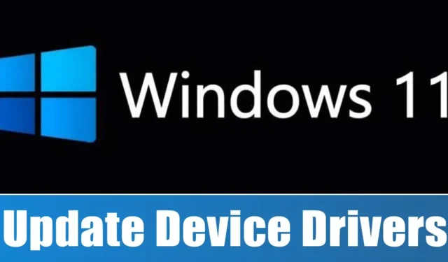 Sådan opdateres drivere på Windows 11 (5 metoder)