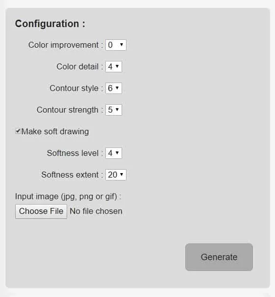 Scroll naar beneden naar het gedeelte 'Configuratie'