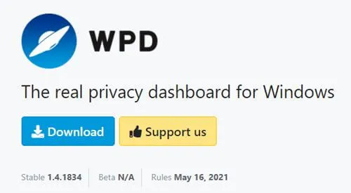 WPD (Windows privātuma informācijas panelis)