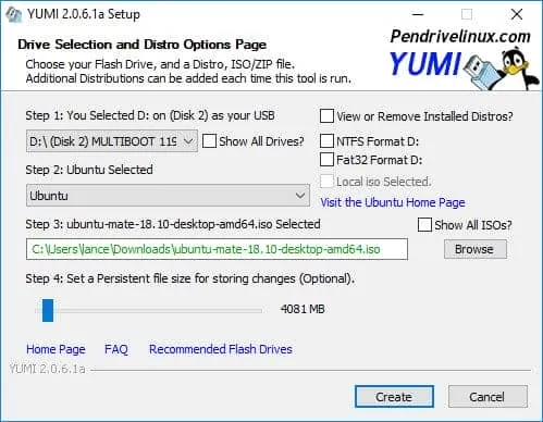 YUMI – Créateur USB multiboot