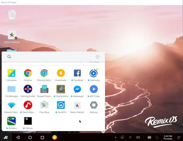 Ottieni Facebook Lite sul PC utilizzando Remix OS Player