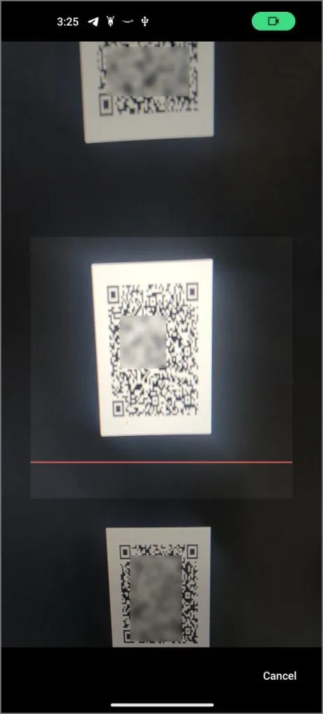 QR 코드를 스캔하여 YTM 데스크톱 앱에 연결