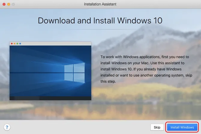 Installer Windows