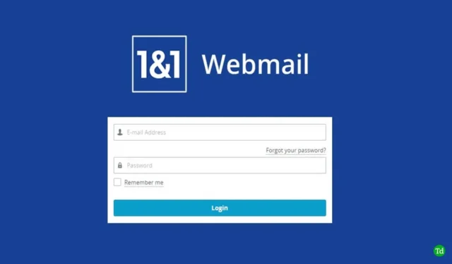 1and1 Webmail Inloggen (2024) – IONOS Webmail Inloggen / Instellen