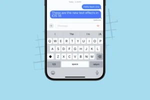 Sådan bruger du teksteffekter i iMessage på iPhone med iOS 18