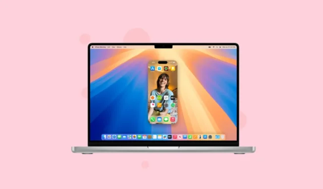 Viskas, ką reikia žinoti apie „iPhone Mirroring“ sistemoje „MacOS Sequoia“.