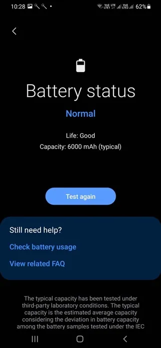 Batterij status