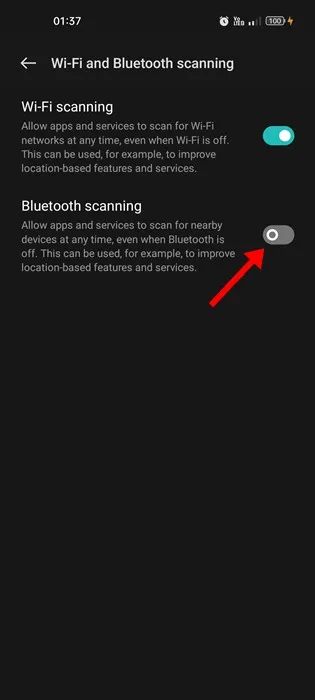 Bluetooth-scannen