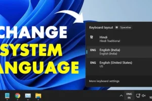 Hvordan endre systemspråk på Windows 11