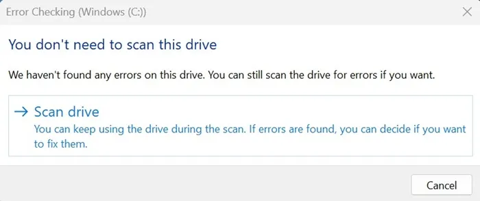 Scan Drive