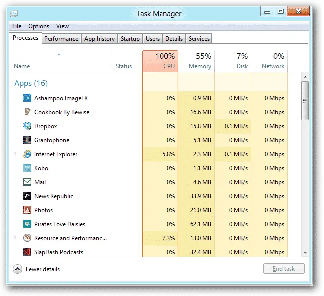 Verifique os softwares da Tirhd-Party