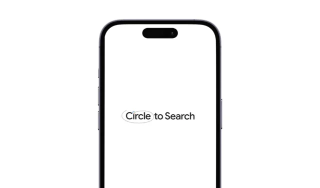 Comment faire en sorte que Google Circle effectue une recherche sur iPhone