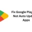 Hoe u Google Play Store kunt repareren zonder apps automatisch bij te werken