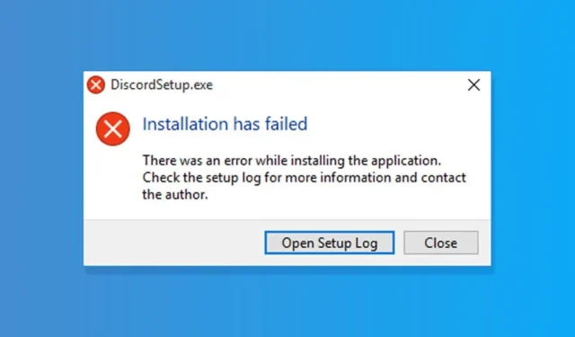 Hvordan fikse «Discord Installation has Failed»-feil (7 metoder)