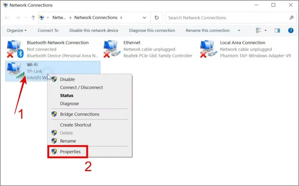 인터넷 프로토콜 버전 4(TCP/IPv4)