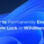 Jak trwale włączyć Num Lock w systemie Windows 11