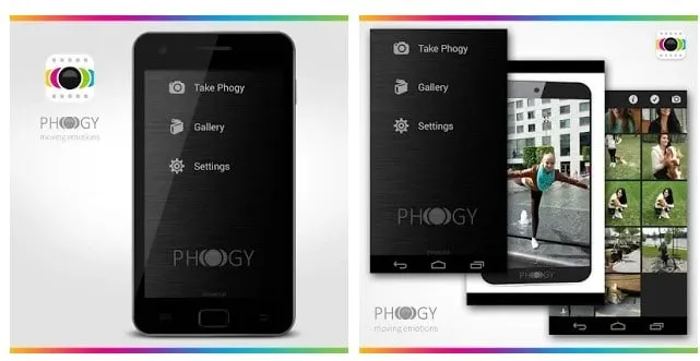 Installeer de Phogy 3D-camera-app