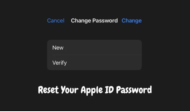 如何重設您的 Apple ID 密碼 (2024) – 最佳方法