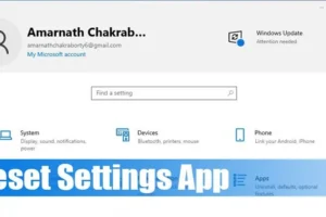 Como redefinir o aplicativo de configurações no Windows 10/11 (4 métodos)