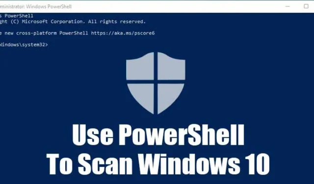 PowerShell을 사용하여 Windows에서 바이러스 및 맬웨어를 검사하는 방법