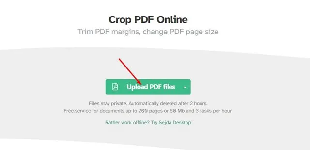 Upload PDF-filer