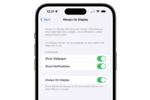 Comment désactiver Always On Display sur iPhone