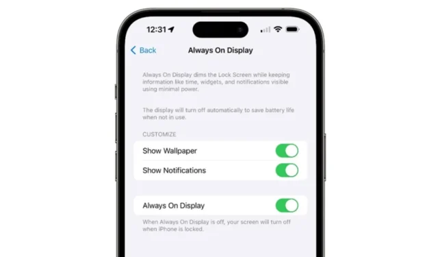 Comment désactiver Always On Display sur iPhone