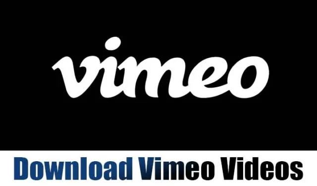 Hvordan laste ned Vimeo-videoer (3 metoder)