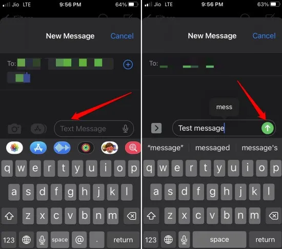 créer un groupe de contacts dans la messagerie iPhone