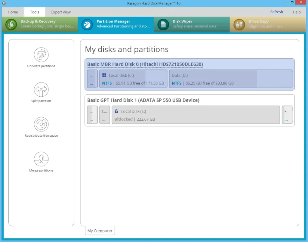 Hard Disk Manager 16