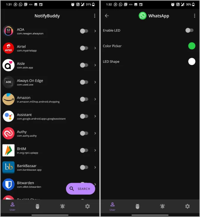 Notificar aplicativo Buddy para Android