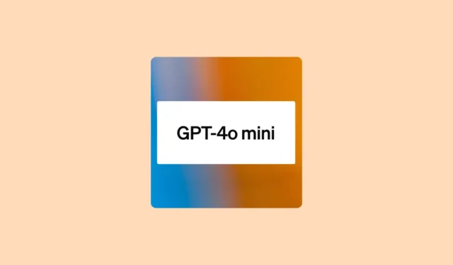 OpenAI presenta GPT-4o Mini, il suo modello AI più piccolo e più economico di sempre