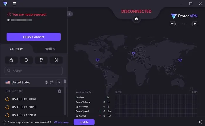 Se connecter à différents serveurs VPN