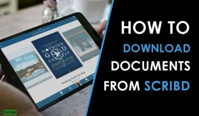 Hoe u gratis betaalde documenten van Scribd kunt downloaden