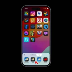 Как скрыть названия приложений на главном экране iPhone? (iOS 18)