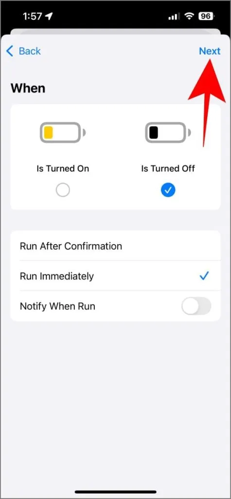 iPhone-snarvei for å holde lavstrømmodus på hele tiden