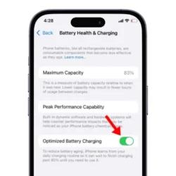 Что такое оптимизированная зарядка аккумулятора на iPhone? Включить или отключить?