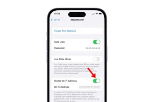 Sådan indstilles roterende WiFi-adresse på iPhone