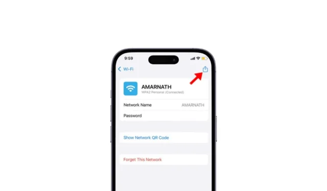 Kuinka jakaa WiFi-salasana QR-koodilla iPhonessa