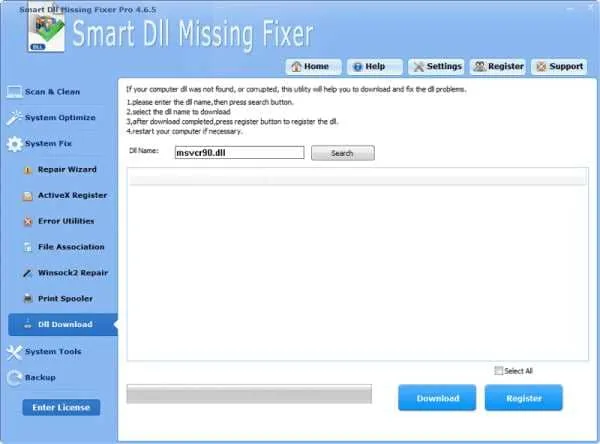 Smart DLL mancante Fixer